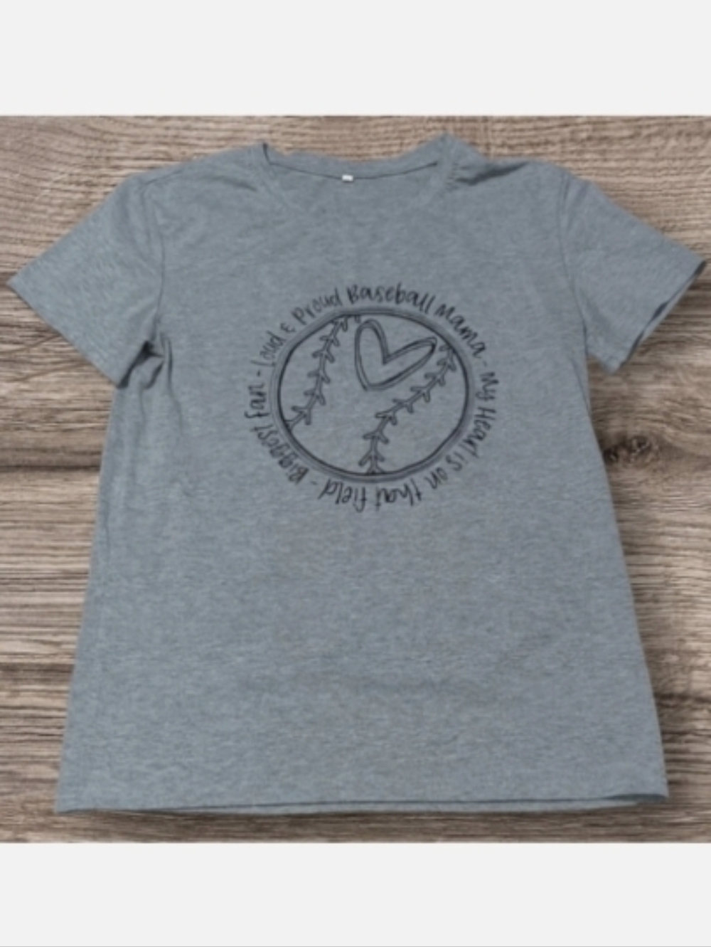 WOMEN'S NO NAME BASEBALL MOM SHIRT